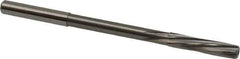 Magafor - 5.96mm Solid Carbide 6 Flute Chucking Reamer - Spiral Flute, 0.236" Straight Shank, 1-7/64" Flute Length, 3-31/32" OAL - Apex Tool & Supply
