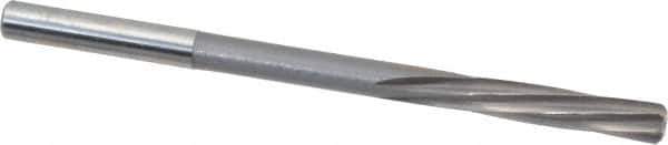 Magafor - 6mm Solid Carbide 6 Flute Chucking Reamer - Spiral Flute, 0.236" Straight Shank, 1-7/64" Flute Length, 3-31/32" OAL - Apex Tool & Supply