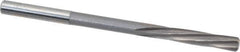 Magafor - 6mm Solid Carbide 6 Flute Chucking Reamer - Spiral Flute, 0.236" Straight Shank, 1-7/64" Flute Length, 3-31/32" OAL - Apex Tool & Supply
