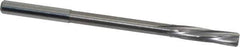 Magafor - 6.03mm Solid Carbide 6 Flute Chucking Reamer - Spiral Flute, 0.236" Straight Shank, 1-7/64" Flute Length, 3-31/32" OAL - Apex Tool & Supply