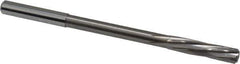 Magafor - 6.21mm Solid Carbide 6 Flute Chucking Reamer - Spiral Flute, 0.236" Straight Shank, 1-7/64" Flute Length, 3-31/32" OAL - Apex Tool & Supply