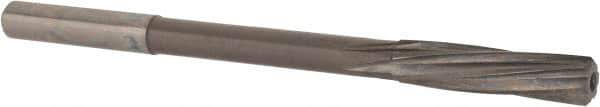 Magafor - 7.51mm Solid Carbide 6 Flute Chucking Reamer - Spiral Flute, 0.276" Straight Shank, 1-7/32" Flute Length, 4-9/32" OAL - Apex Tool & Supply
