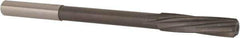 Magafor - 7.54mm Solid Carbide 6 Flute Chucking Reamer - Spiral Flute, 0.276" Straight Shank, 1-7/32" Flute Length, 4-9/32" OAL - Apex Tool & Supply