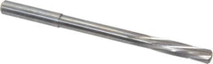 Magafor - 7.7495mm Solid Carbide 6 Flute Chucking Reamer - Spiral Flute, 0.315" Straight Shank, 1-19/64" Flute Length, 4-5/8" OAL - Apex Tool & Supply