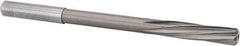 Magafor - 7.7597mm Solid Carbide 6 Flute Chucking Reamer - Spiral Flute, 0.315" Straight Shank, 1-19/64" Flute Length, 4-5/8" OAL - Apex Tool & Supply