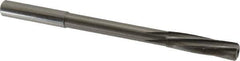 Magafor - 8.321mm Solid Carbide 6 Flute Chucking Reamer - Spiral Flute, 0.315" Straight Shank, 1-19/64" Flute Length, 4-5/8" OAL - Apex Tool & Supply