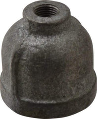 Made in USA - Class 150, 3/4 x 1/8" Galvanized Pipe Reducing Coupling - Threaded, Malleable Iron - Apex Tool & Supply