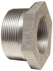 Latrobe Foundry - 2 x 1/2" Aluminum Pipe Hex Bushing - 150 psi, M x F End Connection, Grade 356-F - Apex Tool & Supply