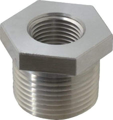 Latrobe Foundry - 3/4 x 3/8" Aluminum Pipe Hex Bushing - 150 psi, M x F End Connection, Grade 356-F - Apex Tool & Supply