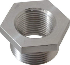 Latrobe Foundry - 1 x 3/4" Aluminum Pipe Hex Bushing - 150 psi, M x F End Connection, Grade 356-F - Apex Tool & Supply