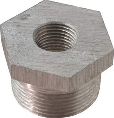 Latrobe Foundry - 1-1/4 x 1/2" Aluminum Pipe Hex Bushing - 150 psi, M x F End Connection, Grade 356-F - Apex Tool & Supply