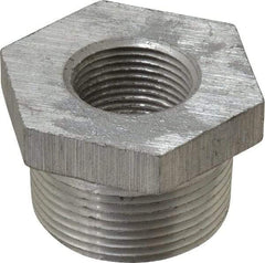 Latrobe Foundry - 1-1/4 x 3/4" Aluminum Pipe Hex Bushing - 150 psi, M x F End Connection, Grade 356-F - Apex Tool & Supply