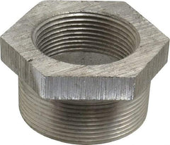 Latrobe Foundry - 2 x 1-1/2" Aluminum Pipe Hex Bushing - 150 psi, M x F End Connection, Grade 356-F - Apex Tool & Supply