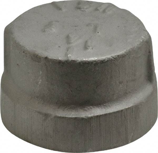 Latrobe Foundry - 1-1/4" Aluminum Pipe End Cap - 150 psi, F End Connection, Grade 356-F - Apex Tool & Supply