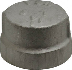 Latrobe Foundry - 1-1/4" Aluminum Pipe End Cap - 150 psi, F End Connection, Grade 356-F - Apex Tool & Supply