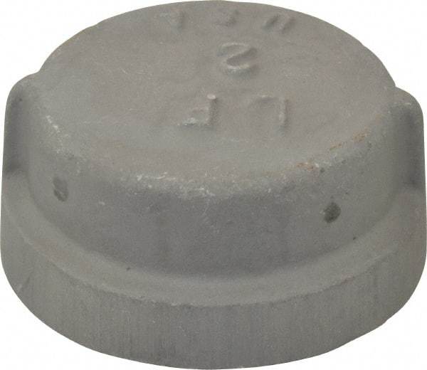Latrobe Foundry - 2" Aluminum Pipe End Cap - 150 psi, F End Connection, Grade 356-F - Apex Tool & Supply