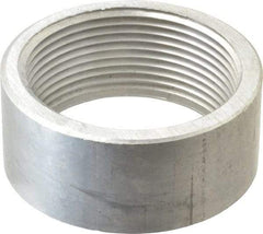 Latrobe Foundry - 2-1/2" Aluminum Pipe Half Coupling - 150 psi, F End Connection, Grade 6061-T6 - Apex Tool & Supply