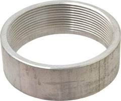 Latrobe Foundry - 4" Aluminum Pipe Half Coupling - 150 psi, F End Connection, Grade 6061-T6 - Apex Tool & Supply