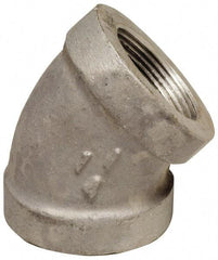 Latrobe Foundry - 3/8" Aluminum Pipe 45° Elbow - 150 psi, F End Connection, Grade 356-F - Apex Tool & Supply