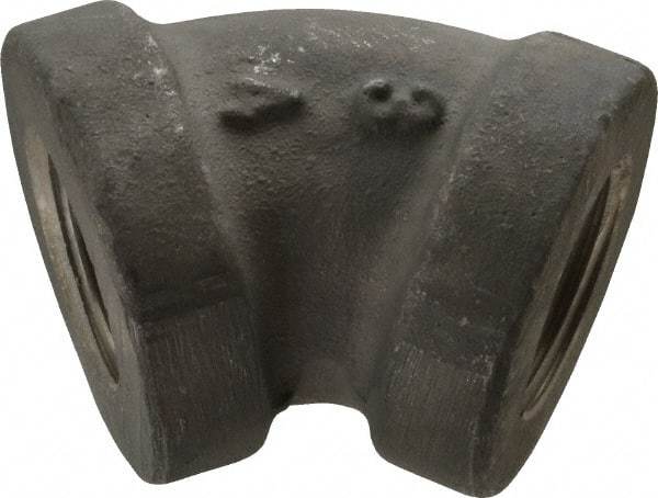 Latrobe Foundry - 3/4" Aluminum Pipe 45° Elbow - 150 psi, F End Connection, Grade 356-F - Apex Tool & Supply