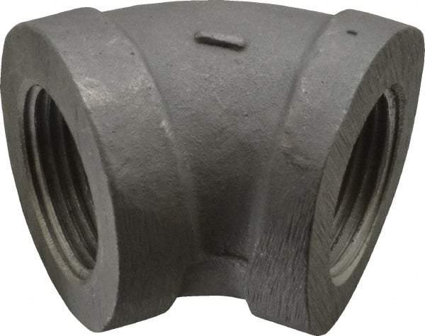 Latrobe Foundry - 1" Aluminum Pipe 45° Elbow - 150 psi, F End Connection, Grade 356-F - Apex Tool & Supply