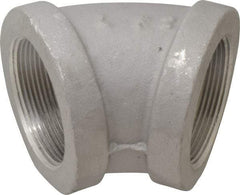Latrobe Foundry - 2" Aluminum Pipe 45° Elbow - 150 psi, F End Connection, Grade 356-F - Apex Tool & Supply