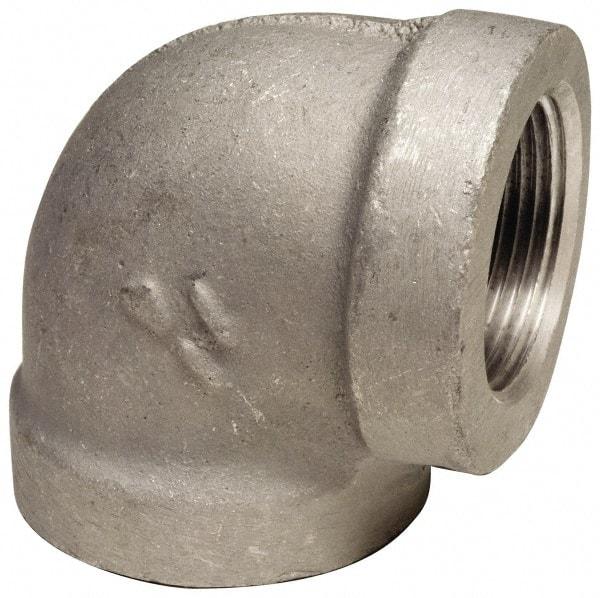 Latrobe Foundry - 4" Aluminum Pipe 90° Elbow - 150 psi, F End Connection, Grade 356-F - Apex Tool & Supply