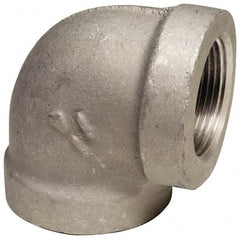 Latrobe Foundry - 3" Aluminum Pipe 90° Elbow - 150 psi, F End Connection, Grade 356-F - Apex Tool & Supply