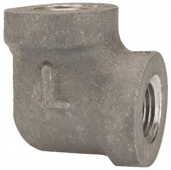 Latrobe Foundry - 1/8" Aluminum Pipe 90° Elbow - 150 psi, F End Connection, Grade 356-F - Apex Tool & Supply