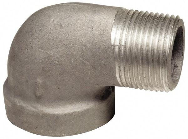 Latrobe Foundry - 3/8" Aluminum Pipe 90° Street Elbow - 150 psi, M x F End Connection, Grade 356-F - Apex Tool & Supply