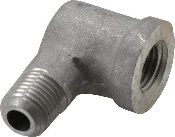Latrobe Foundry - 1/4" Aluminum Pipe 90° Street Elbow - 150 psi, M x F End Connection, Grade 356-F - Apex Tool & Supply