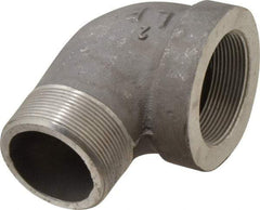 Latrobe Foundry - 2" Aluminum Pipe 90° Street Elbow - 150 psi, M x F End Connection, Grade 356-F - Apex Tool & Supply