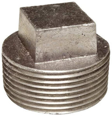 Latrobe Foundry - 3/8" Aluminum Pipe Square Head Plug - 150 psi, M End Connection, Grade 6061-T6 - Apex Tool & Supply