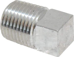 Latrobe Foundry - 1/8" Aluminum Pipe Square Head Plug - 150 psi, M End Connection, Grade 6061-T6 - Apex Tool & Supply