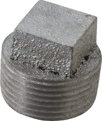 Latrobe Foundry - 1" Aluminum Pipe Square Head Plug - 150 psi, M End Connection, Grade 356-F - Apex Tool & Supply