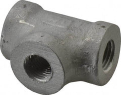 Latrobe Foundry - 1/4" Aluminum Pipe Tee - 150 psi, F End Connection, Grade 356-F - Apex Tool & Supply