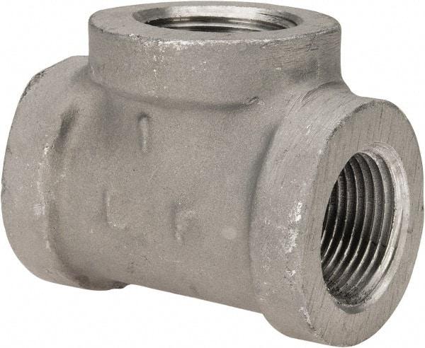 Latrobe Foundry - 1" Aluminum Pipe Tee - 150 psi, F End Connection, Grade 356-F - Apex Tool & Supply