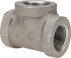 Latrobe Foundry - 1" Aluminum Pipe Tee - 150 psi, F End Connection, Grade 356-F - Apex Tool & Supply