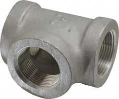 Latrobe Foundry - 1-1/4" Aluminum Pipe Tee - 150 psi, F End Connection, Grade 356-F - Apex Tool & Supply
