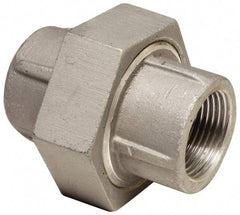Latrobe Foundry - 1-1/2" Aluminum Pipe Union - 150 psi, F End Connection, Grade 356-F - Apex Tool & Supply
