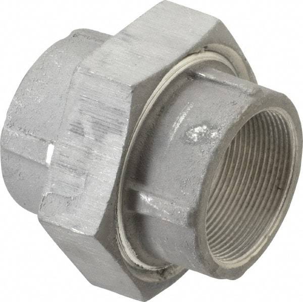 Latrobe Foundry - 2" Aluminum Pipe Union - 150 psi, F End Connection, Grade 356-F - Apex Tool & Supply