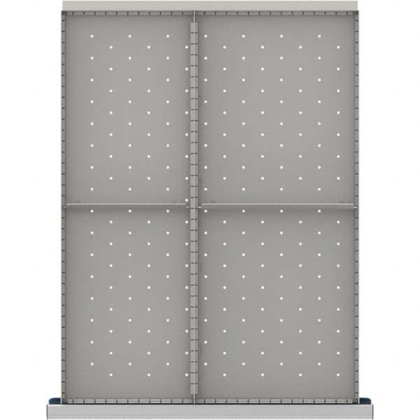 LISTA - 4-Compartment Drawer Divider Layout for 3.15" High Drawers - Apex Tool & Supply
