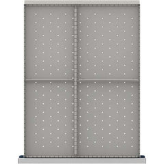 LISTA - 4-Compartment Drawer Divider Layout for 3.15" High Drawers - Apex Tool & Supply