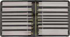 TESA Brown & Sharpe - 48 to 3 TPI, 0.5 to 6mm Pitch, Thread Pitch Diameter Measuring Wire - 48 Pieces - Apex Tool & Supply