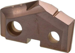 Allied Machine and Engineering - 1-1/64" Diam x 3/16" Thick, Seat Code 2, 132° Included Angle Spade Drill Insert - AM200 Coated, Cobalt, Grade Super Cobalt, Series GEN2 T-A - Apex Tool & Supply