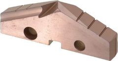 Allied Machine and Engineering - 2-9/32" Diam x 5/16" Thick, Seat Code 4, 132° Included Angle Spade Drill Insert - AM200 Coated, Cobalt, Grade Super Cobalt, Series GEN2 T-A - Apex Tool & Supply
