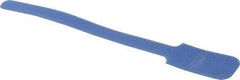 SpeedTech - 6" Long Blue Nylon & Polyethylene Hook & Loop Strap - 40 Lb Tensile Strength - Apex Tool & Supply
