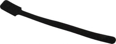 SpeedTech - 9" Long Black Nylon & Polyethylene Mountable Cable Tie - 40 Lb Tensile Strength, 2" Max Bundle Diam - Apex Tool & Supply