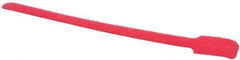 SpeedTech - 9" Long Red Nylon & Polyethylene Mountable Cable Tie - 40 Lb Tensile Strength, 2" Max Bundle Diam - Apex Tool & Supply