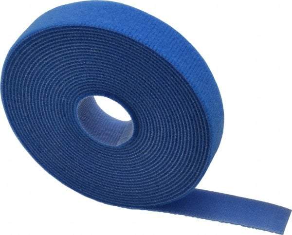 SpeedTech - 15' Long Blue Nylon & Polyethylene Hook & Loop Strap - 50 Lb Tensile Strength - Apex Tool & Supply